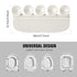 Doytn 5 (1, 7x3.3inch) Toilet Splash Guard Pee Deflector with Strong Suction Cups Urine Guard Prevents Pee Leaks Large