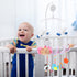 Spiral Car Seat Toy for Babies - Plush Elephant Crib Hanging Toy, Stroller Activity for Girls Over 6 Months (Delicate)