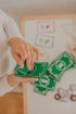 Counting Set Good Ground Pretend Play Kids Felt Money Educational Montessori Toy Dollars Bills Coins Wallet Childrens