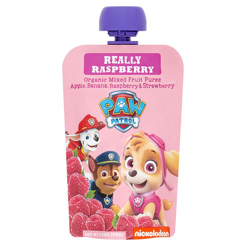 Paw Patrol Really Raspberry Organic Mixed Fruit Squeeze Pouch, 3.5 Ounce (Pack