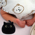 Mini Cat Stuffed Animal, Cute Plush Doll Toy Gift for Girls Boys, 3 Pieces (3 Black Cats)