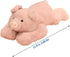 Hronsa 11.8in Weighted Stuffed Animals, Weighted Pig Stuffed Animal Toy Cute Pink Pig Plush Pillow for Adults Boys