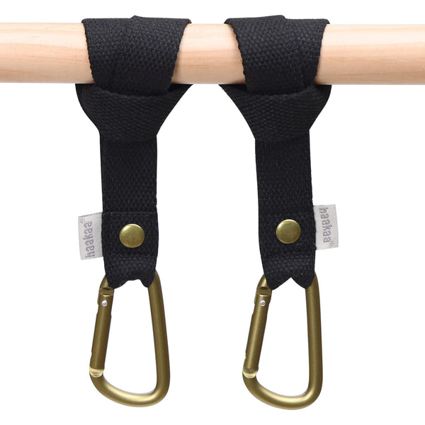 haakaa Baby Stroller Hooks for BagsUniversal Stroller Clips and Hooks, Non-Slip with