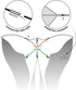 Golden Butterfly Design Kites - Colorful Outdoor Work Kite with Long Tails - Children's Outdoor Toys