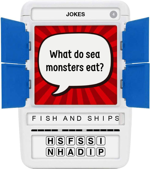 100 PICS Jokes Game - Fun Travel Games for Kids and Adults, Family Games, Ages 6+