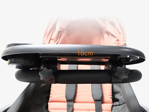 3-in-1 Universal Stroller Snack Tray with Cup Holder and Phone Holder, Perfect for Shopping and Stroller Accessories