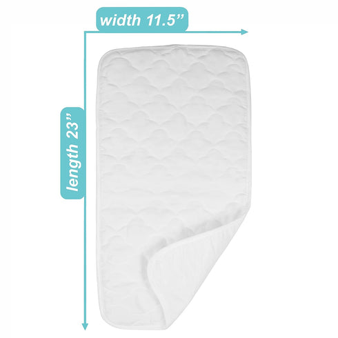 TL Care Ultra Soft Quilted Waterproof Changing Table Pad Liners, 11.5" x 23" 3Count