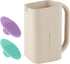 CAROFAFA Baby Bath Rinse Cup 100% Food Grade Silicone Wash Rinser Cup For