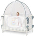 Baby & Beyond 52.25" 28.25") Baby Crib Tent Safety Net, Durable Strong Self-Locking Zippers, Protects from Climbing Out