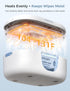 Momcozy 60-80pcs, 4 Baby Wipe Warmer, Innovative Spring Design, Large Capacity Wipes Dispenser for Fast & Even Heating
