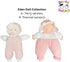 Soft Baby Doll - Cuddly and Soft - Perfect First Doll for Infants and Toddlers - Cute Pink and White Outfit - Nontoxic
