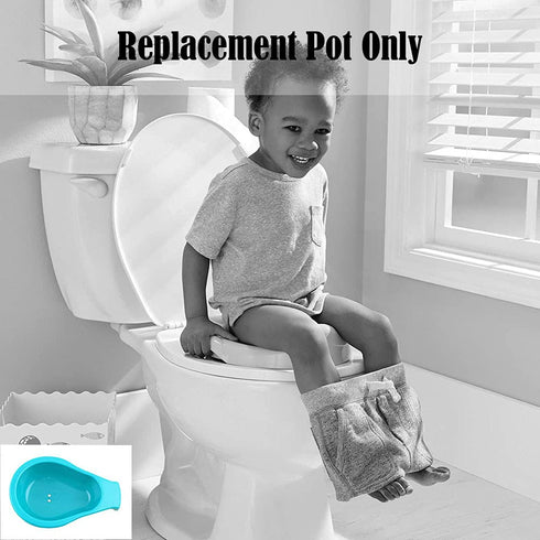 GMP68 Replacement Seat for Sea Me Flush Potty Chair - ~ Replacement Pot ~ Teal Color