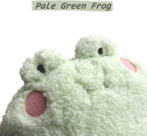 Frog Plush Pillow, Adorable Stuffed Animal (15 * 14 inch), Home Cushion Decoration for Kids and Adults
