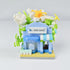 Jollcnoia Set Lilies Mini Flower Shop Building Toy Street City Store View Micro House Toys Festival Blocks for Home