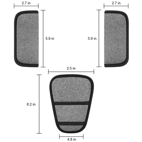 Accmor Car Seat Straps Shoulder Pads for Baby Kids, Soft Seat Belt Covers for All Car Seats, Pushchair, Stroller