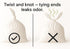 (Pack 2) BOS Odor-Sealing Dirty Diaper Trash Bags - Scent & Smell Free - Cream Yellow - Medium