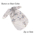 (3-12M) 2.5 Baby Sleeping Sack Long Sleeves Tog Warm Newborn Sleeping Bag with Arms Quilted Swaddle Wearable Blanket