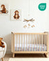 Pack 2 52x28x8in Baby Crib Sheets for Boys & Girls - of Fitted Microfiber Crib Sheets for Standard Crib & Toddler