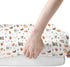 ZoUbqchY 52x28In 2 Pack Camping Animals Baby Crib Sheets for Boy Girl Bear Deer Raccoon Squirrel Bunny Hedgehog Owl