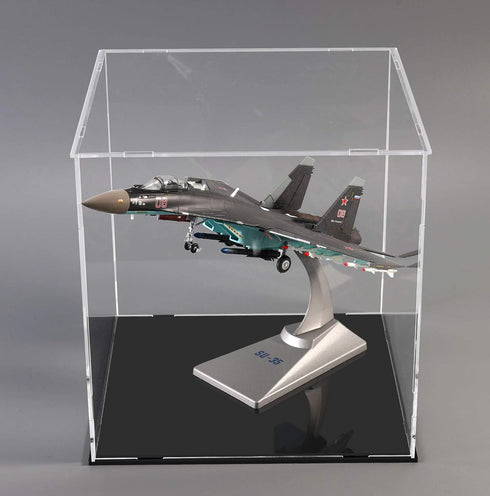 A+ DESIGN (16x13x14in; 40x33x35 cm) Clear Acrylic Display Case Assemble Collectibles Box Alternative Glass Case