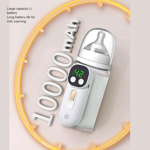 Portable Bottle Warmer,Travel Friendly, Fast Heating,Cordless & Rechargable,Bottle Warmer, Comfortable Feeding Bottle