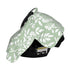 Hcpwzrf Chic Botanical Sage Green Foliage Baby Car Seat Cover & Nursing Cover - Breathable Stretch Multi-Use Cover