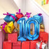 TONIFUL 40 Inch Blue Large Numbers Balloon, 0-9 Birthday Party Decorations, Big Number 3 Balloon for Celebrations