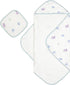 Bamboo Viscose Baby Hooded Towel & Washcloth Set for Babies and Toddlers,