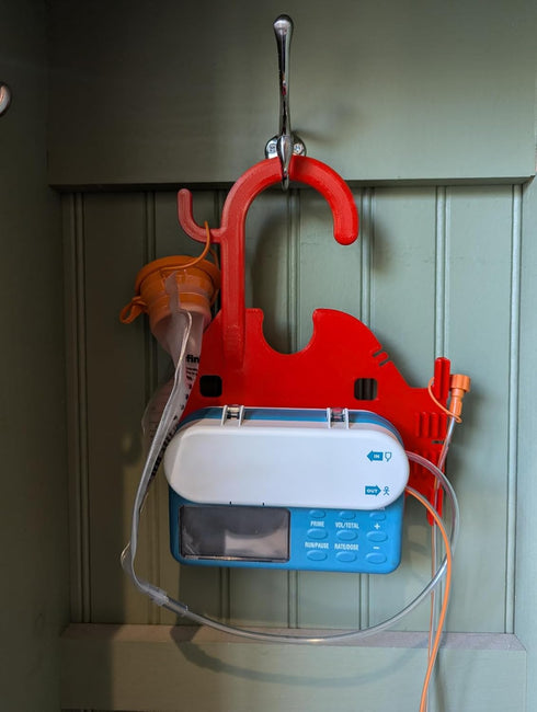 HelperKat Pump Caddy for Infinity Pump (Blue)