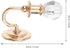 2PCS 1: 12 Beaupretty Dollhouse Chandelier Miniature Dollhouse Lights Miniature Wall Sconce for DIY Landscape Garden