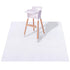 Plastic Splat Mat for Baby, Easy Cleaning Vinyl Floor Mat for Eating