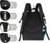Hsnar Backpack Lovely Daisy Waterproof Diaper Bag Large Capacity Baby Bag with Stroller Straps, Multi-Pocket Diaper Bag