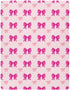 SDMKA 27x39 Inch Pink Bows Crib Sheets for Boys Girls - Portable Microfiber Fitted Crib Sheet for Playard and Mini Crib