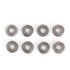 RC Car Bearing, 8Pcs Metal Wheel Tires Bearings for WLtoys 1/28 K969 K989 P929 RC Car