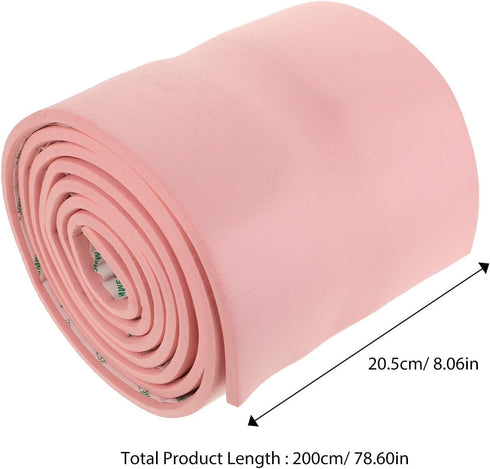 MAGICLULU Corner Protectors for Walls and Furniture, Thickened Soft Foam Ladder Pads with Self-Adhesive Backing, Pink