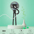 snawowo Mini Handheld Personal Portable Fan, Baby Stroller Fan, Car Seat Fan, USB or Battery Powered, with Flexible