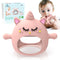 Teething Toys for Babies 6-12 Months, Tinabless Unicorn Never Drop Silicone Teether