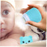 HAKIDZEL Baby Powder Puff Box Adorable Bear Design Blue Case Newborn to Adult Non-spill Dispenser