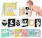 OKOOKO Black and White Baby Book, High Contrast Soft Toy for 0-6 Months, Tummy Time Crib Stroller Montessori