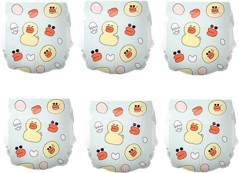 Reborn Baby Dolls Diapers for 18-24 inch Newborn Doll, 6-Piece Pack