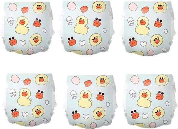 Reborn Baby Dolls Diapers for 18-24 inch Newborn Doll, 6-Piece Pack