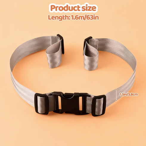 Zoanchig Child High Chair Straps, Adjustable Kid Safety Belt, Baby Two-Point Safety Harness for Children's Chairs