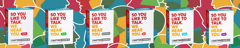 ChatterChance Conversation Starter for Teens, Fun Games with Question Cards for Connection & Understanding