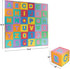 96-Piece Kids' Foam Floor Alphabet and Numbers Puzzle Play Mat for Babies and Toddlers - Interlocking Tile Game by