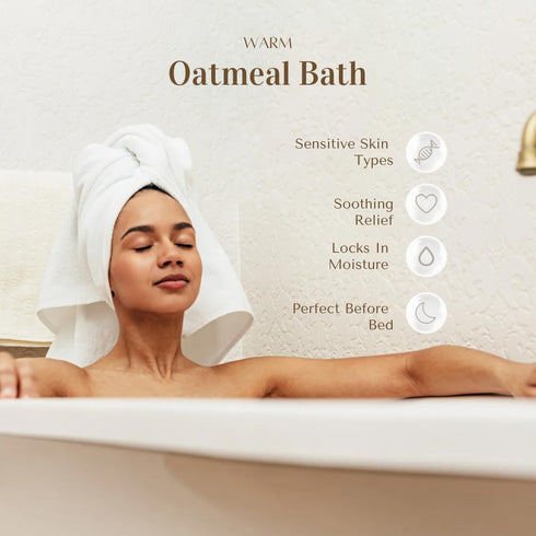 16 Pack 1 Shea Organics Colloidal Oatmeal Powder | Gentle Soothing Bath Treatment for Sensitive Skin | Natural Oat Bath
