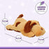 1i4 Group Jumbo Weighted Hugs by Warm Pals – Dog – 4lbs – Cozy Microwavable Lavender Scented Plush Toy