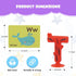 Alphabet Letters Learning Suction Toys: ABC Silicone Baby Bath Toys for Toddlers 1-3, Educational Montessori Sensory