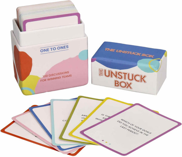 One to Ones Cards, 100 1-on-1 Conversation Prompts for Managers, 6 Categories