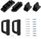 Full Set Retractable Baby Gates with Wall Mounting Accessories, Brackets, Anchors, and Screws