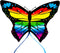 TOY Life Butterfly Kites for Kids - Easy to Fly Rainbow Kites for Ages 3-12, Beach Kites for Adults, Outdoor Games